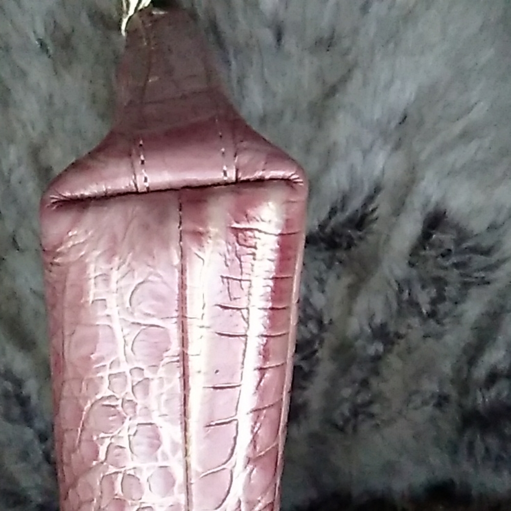 Brahmin Melbourne leather croc embossed cross-body handbag - Picture 8 of 10